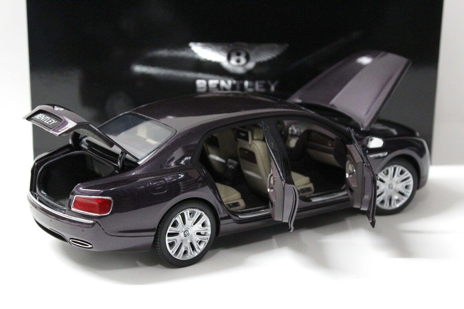1:18 Kyosho Bentley Flying Spur W12 Damson DEALER VERSION