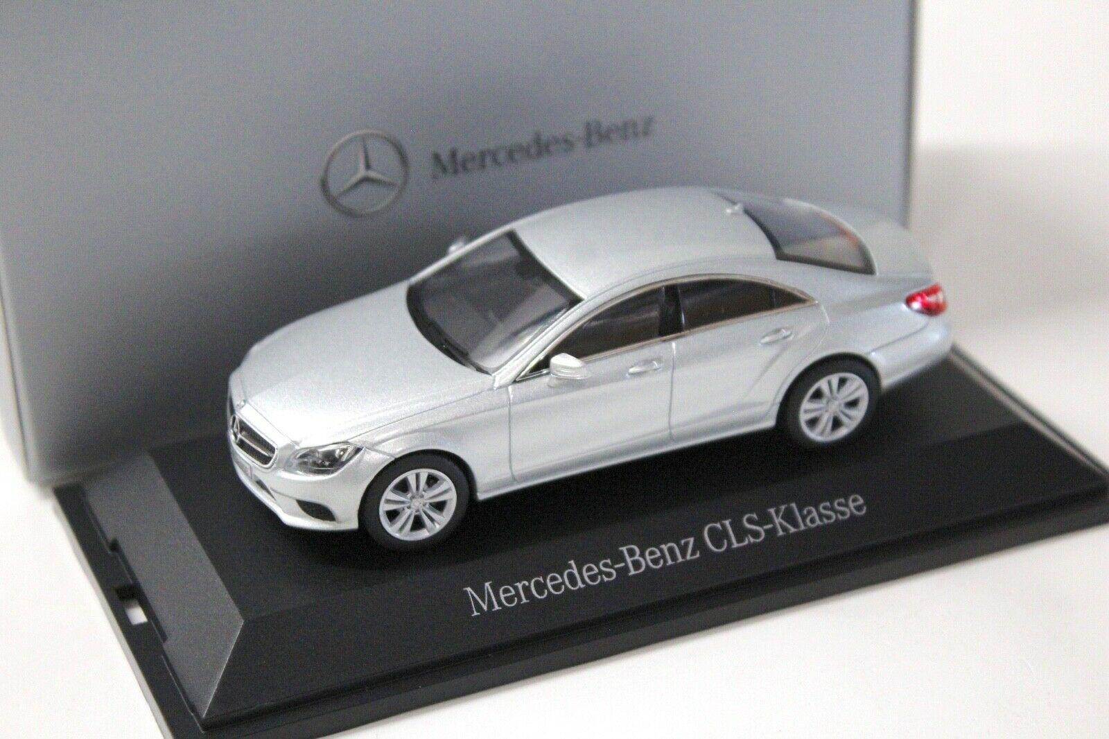 1:43 Norev Mercedes CLS-Klasse C218 Mopf silver DEALER VERSION