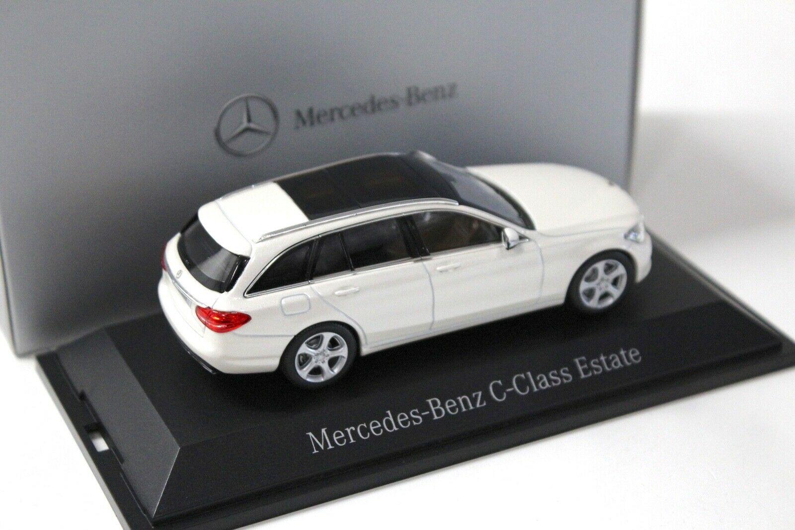 1:43 Norev Mercedes C-Klasse T-Modell Exclusive white DEALER VERSION
