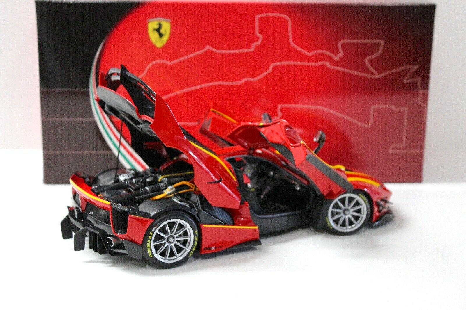 1:18 BBR Ferrari FXXK EVO #13 rosso corsa red/ yellow FULL OPENING
