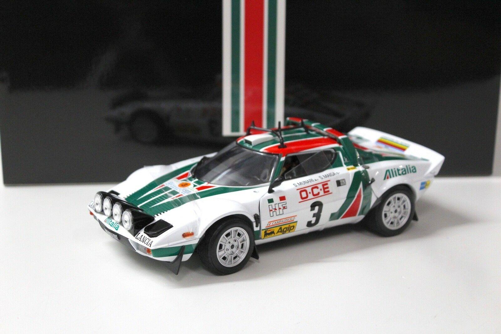 1:18 SunStar 1976 Lancia Stratos HF Rally du Maroc #3