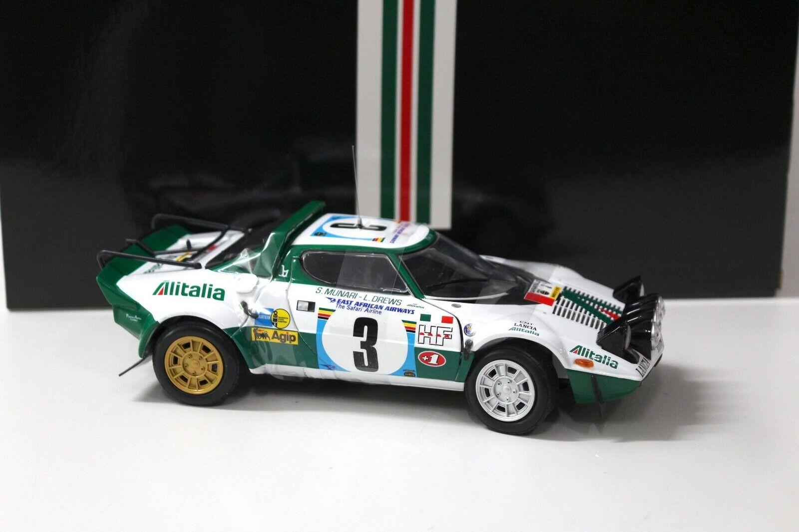1:18 SunStar 1975 Lancia Stratos HF Safari Rally Drews #3