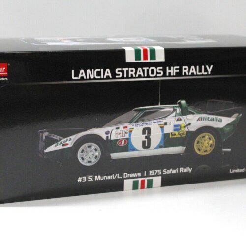 1:18 SunStar 1975 Lancia Stratos HF Safari Rally Drews #3
