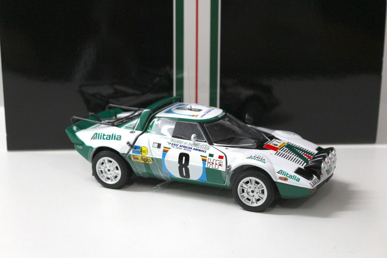 1:18 SunStar 1975 Lancia Stratos HF Rally 3rd Safari #8