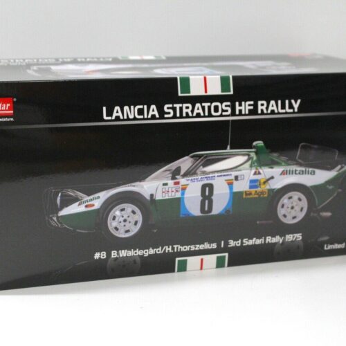1:18 SunStar 1975 Lancia Stratos HF Rally 3rd Safari #8