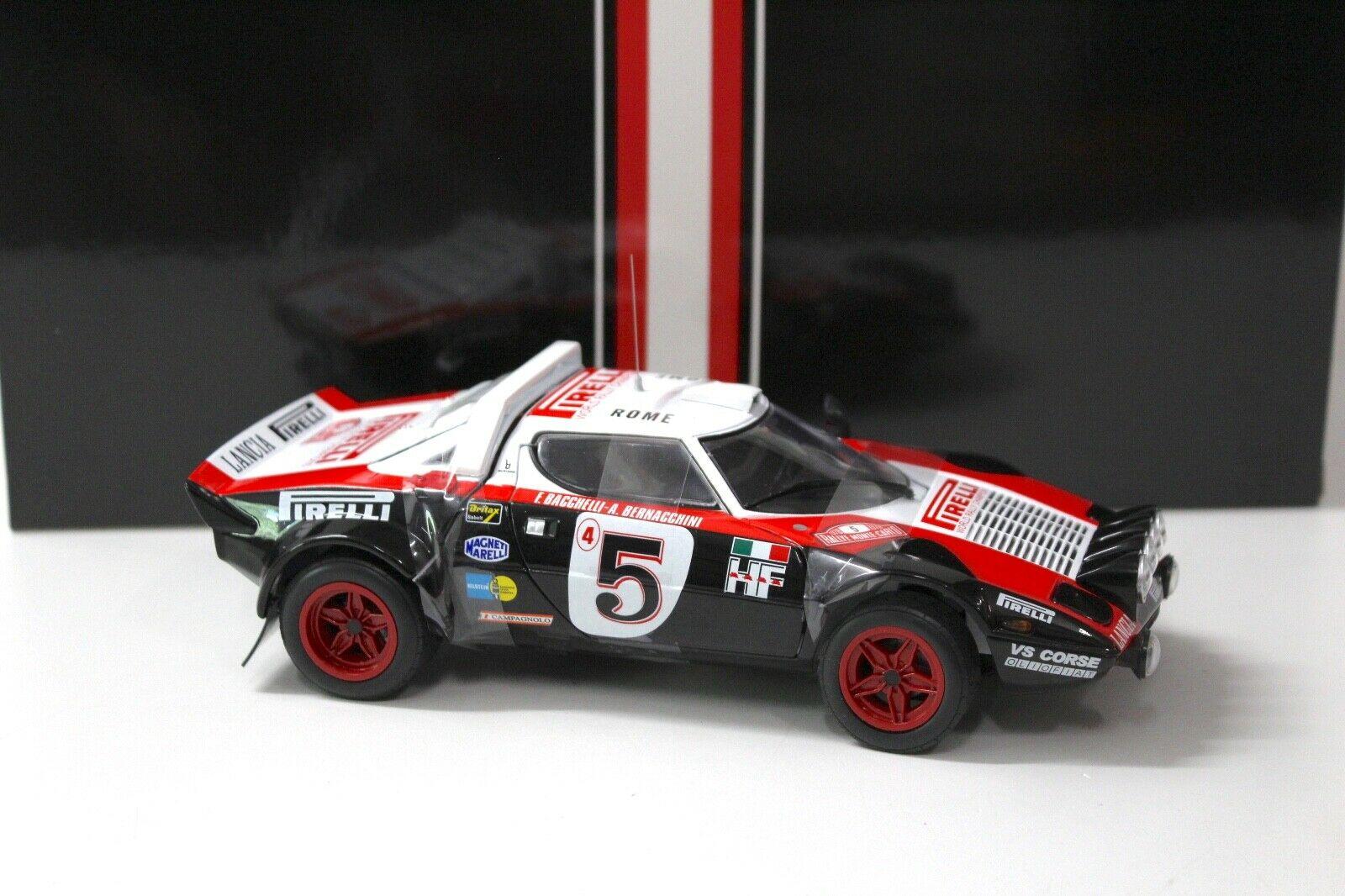 1:18 SunStar 1978 Lancia Stratos HF Rally Monte Carlo Bacchelli #5