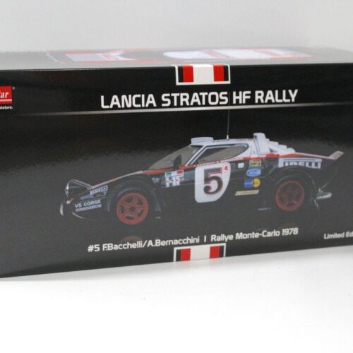 1:18 SunStar 1978 Lancia Stratos HF Rally Monte Carlo Bacchelli #5