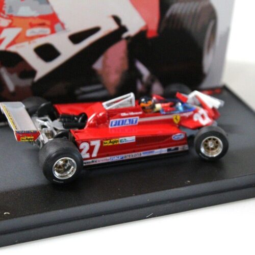1:43 Brumm Ferrari 126 CK Turbo Montreal GP Gilles Crash