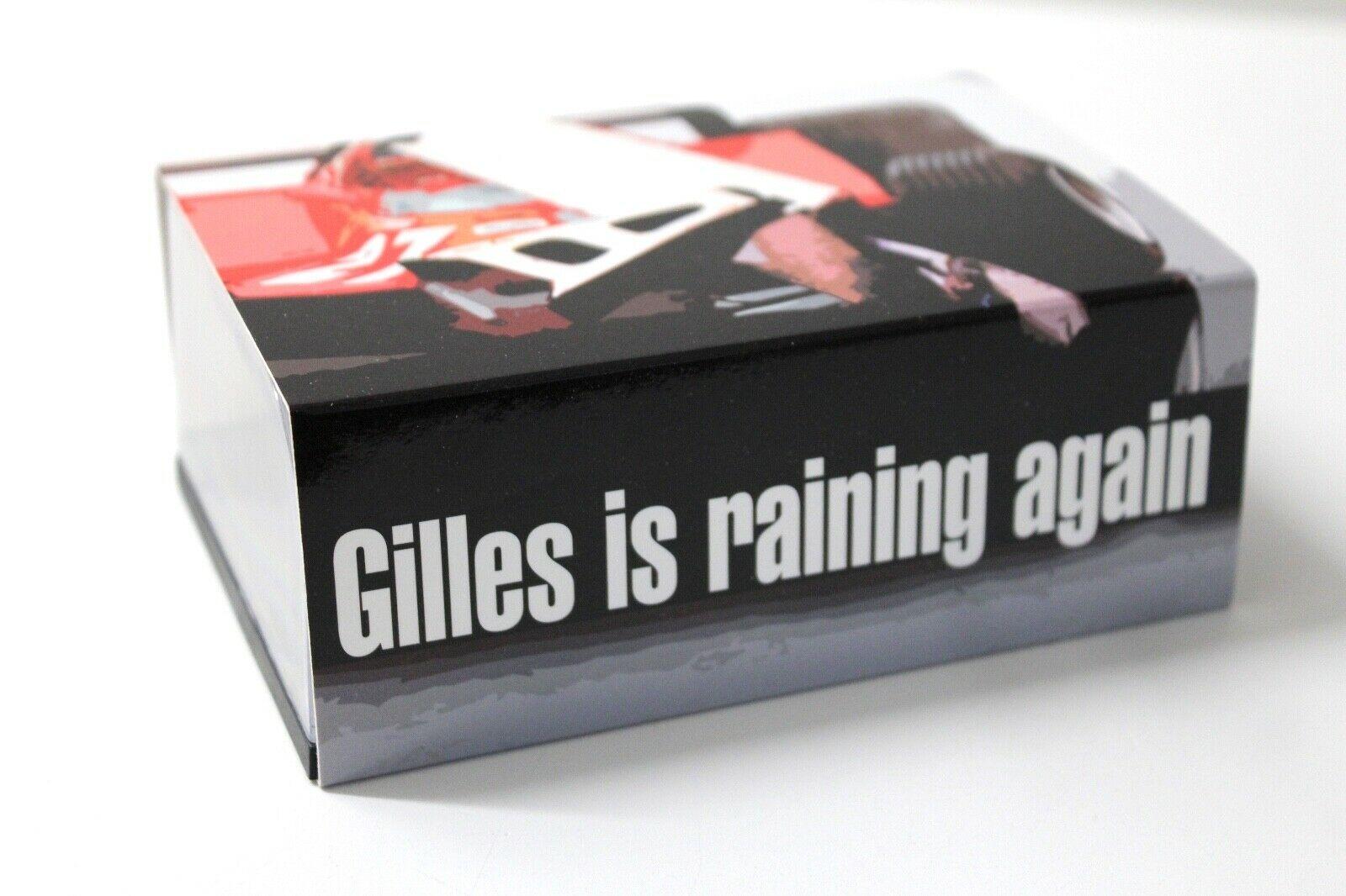 1:43 Brumm Ferrari 126 CK Turbo Montreal GP Gilles Crash