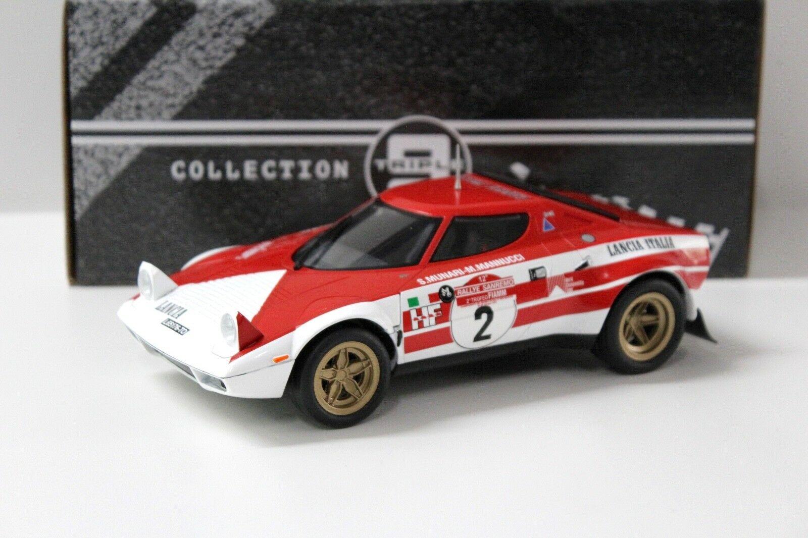 1:18 Triple9 Lancia Stratos HF #2 Rallye San Remo 1974 S.Munari