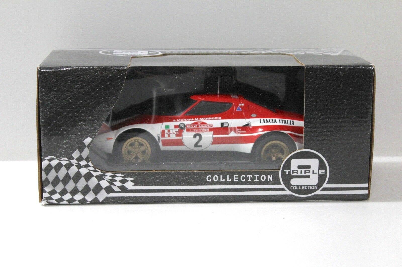 1:18 Triple9 Lancia Stratos HF #2 Rallye San Remo 1974 S.Munari