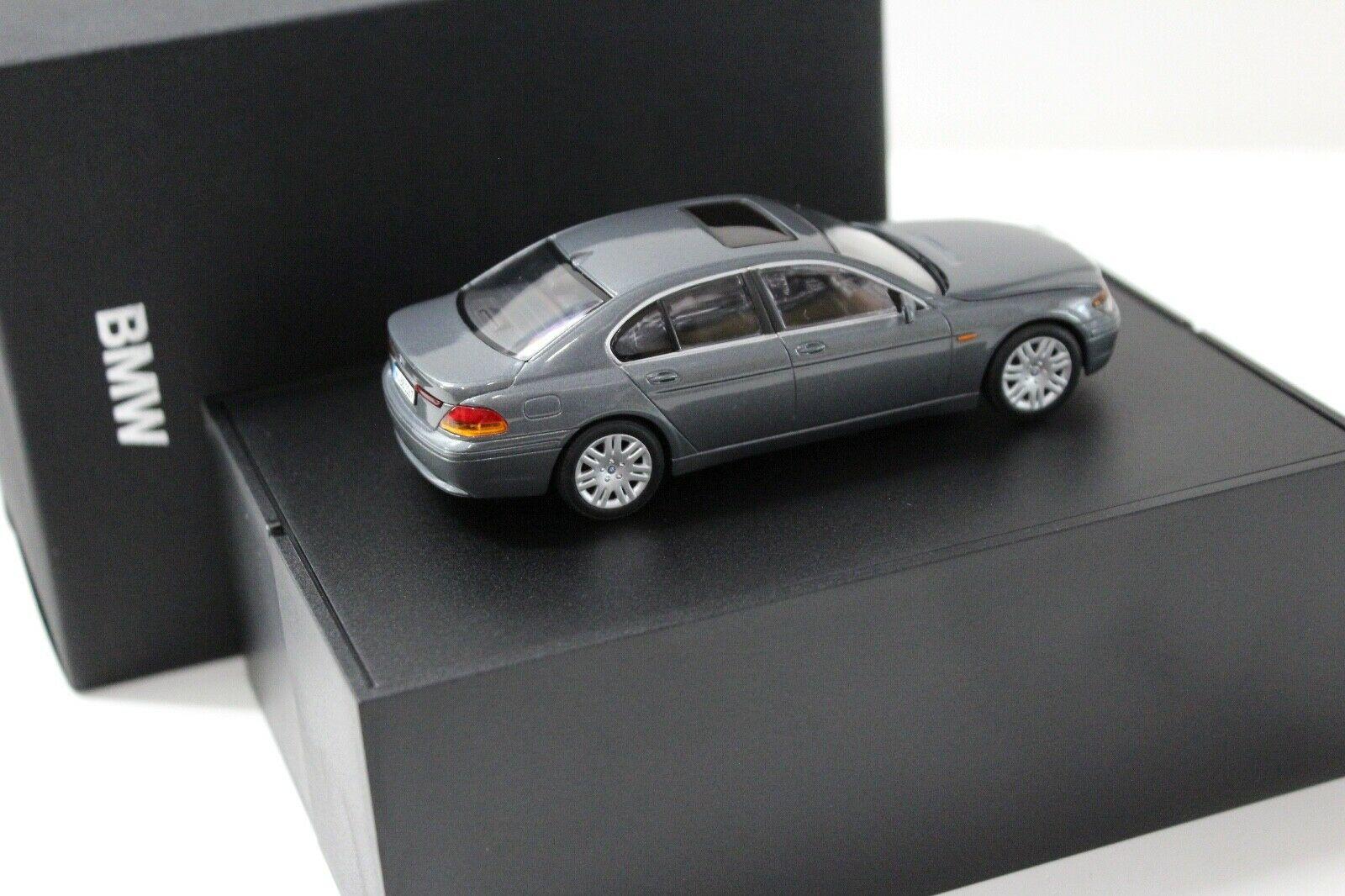 1:43 Minichamps BMW 7er E65 Limousine grey DEALER VERSION