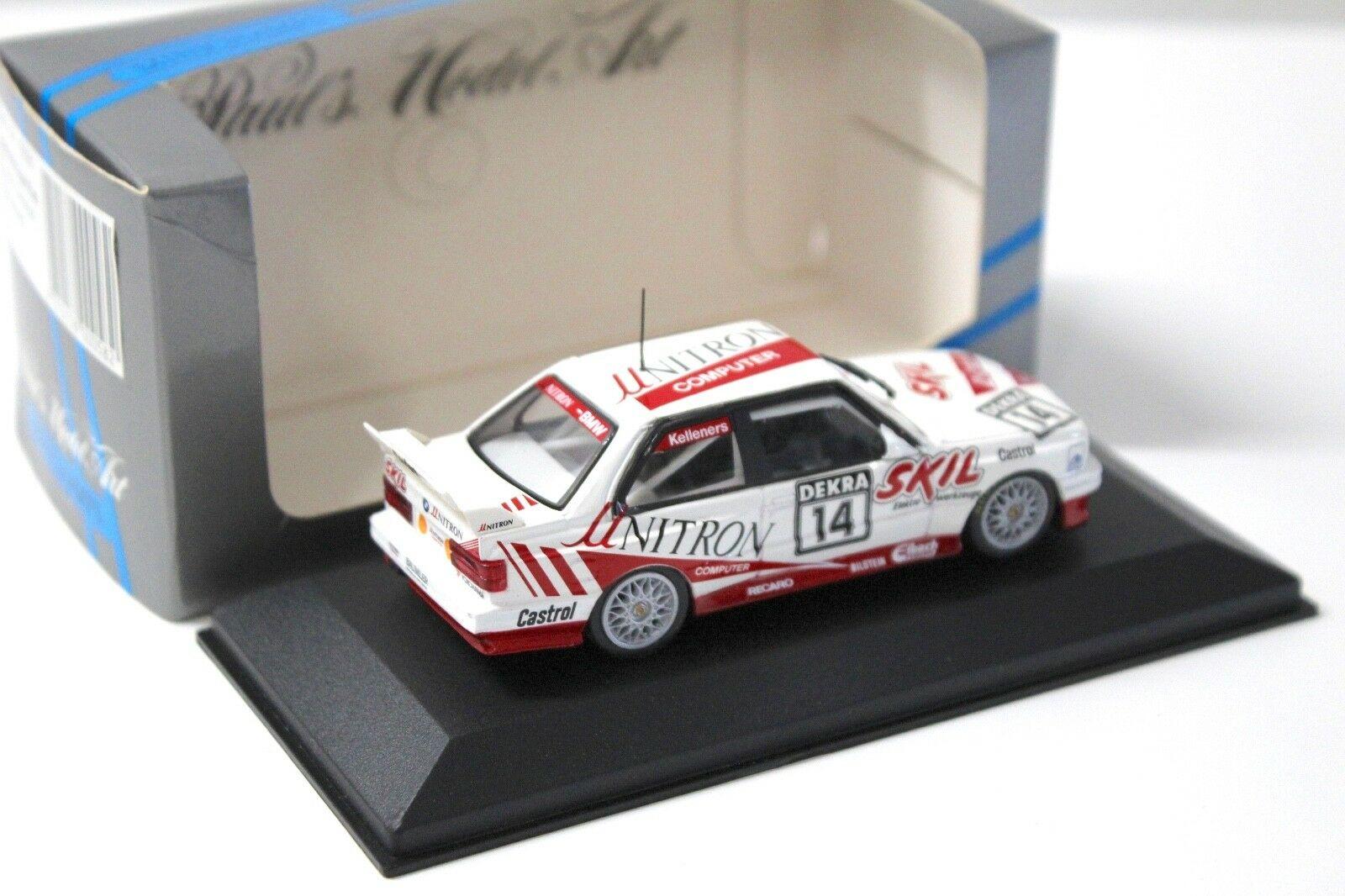 1:43 Minichamps BMW M3 E30 UNITRON #14 Kelleners