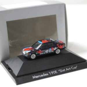 1:87 Herpa Mercedes 190E "SIXT ART CAR" black/ red