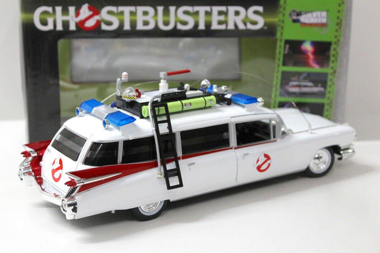 1:18 / 1:21 Auto World Cadillac Ghostbusters ECTO-1 white