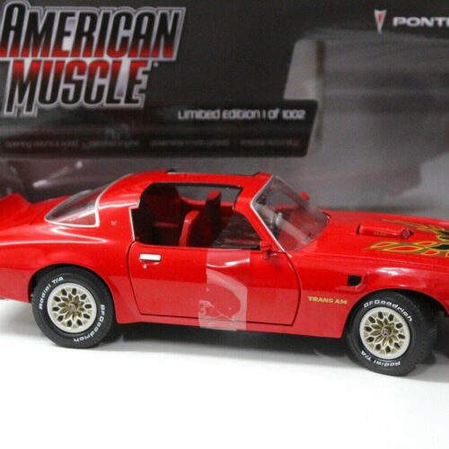 1:18 Auto World Pontiac Firebird Trans Am 1977 red
