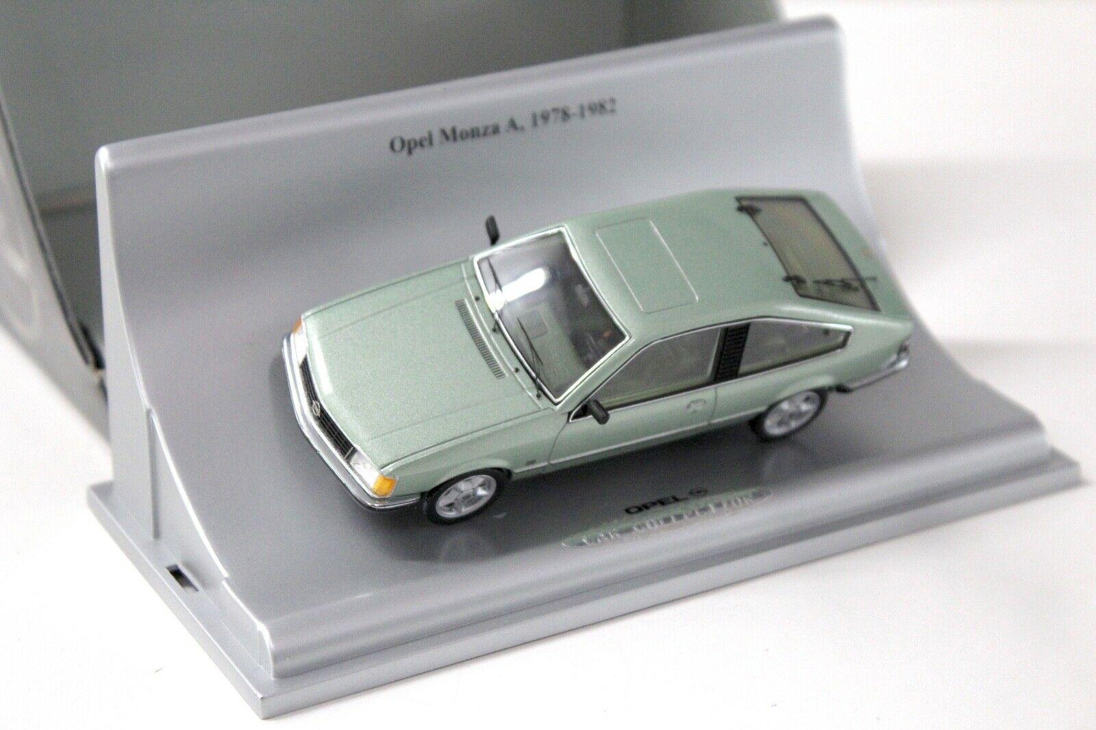ID 40854 orig 1.jpg 1:43 Schuco Opel Monza A light green Car Collection DEALER VERSION