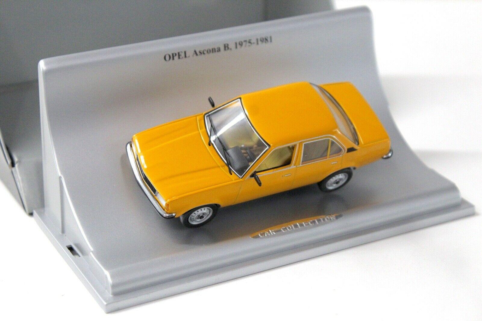 ID 40856 orig 1.jpg 1:43 Schuco Opel Ascona B orange Car Collection DEALER VERION