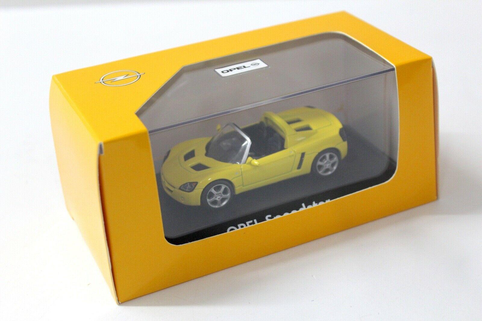 1:43 Schuco Opel Speedster yellow DEALER VERSION
