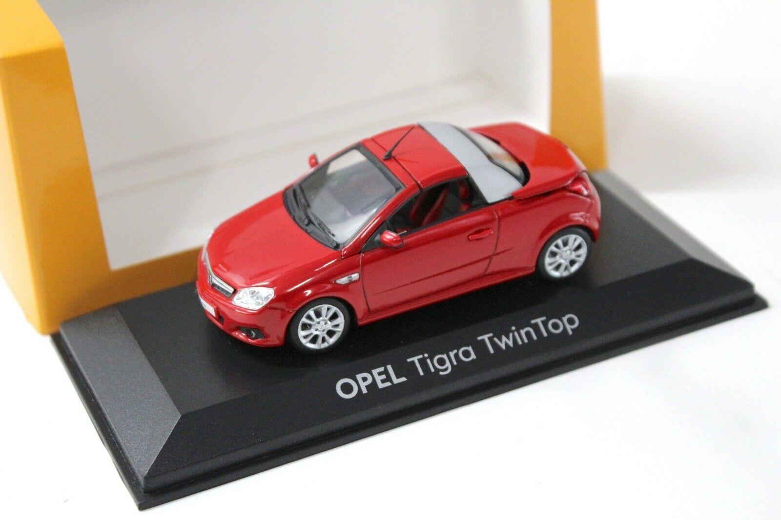 1:43 Minichamps Opel Tigra TwinTop red DEALER VERSION