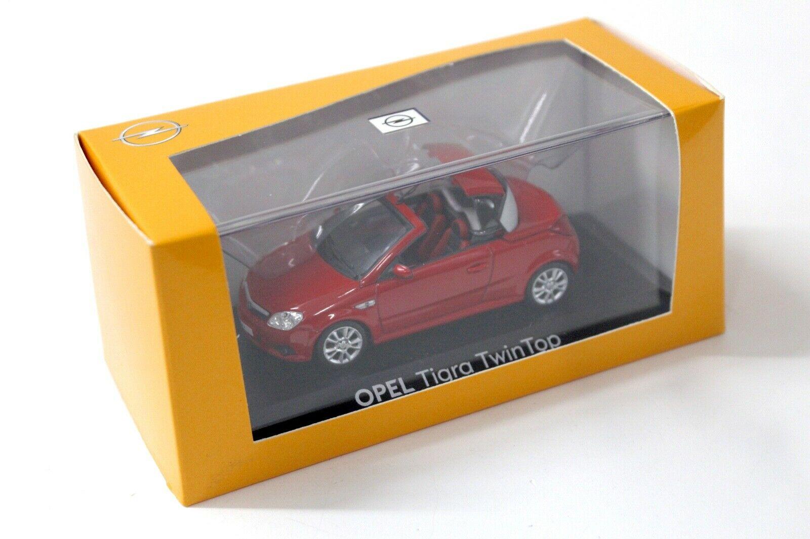 1:43 Minichamps Opel Tigra TwinTop red DEALER VERSION
