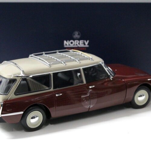 1:18 Norev Citroen ID 21 Break 1970 dark red /beige