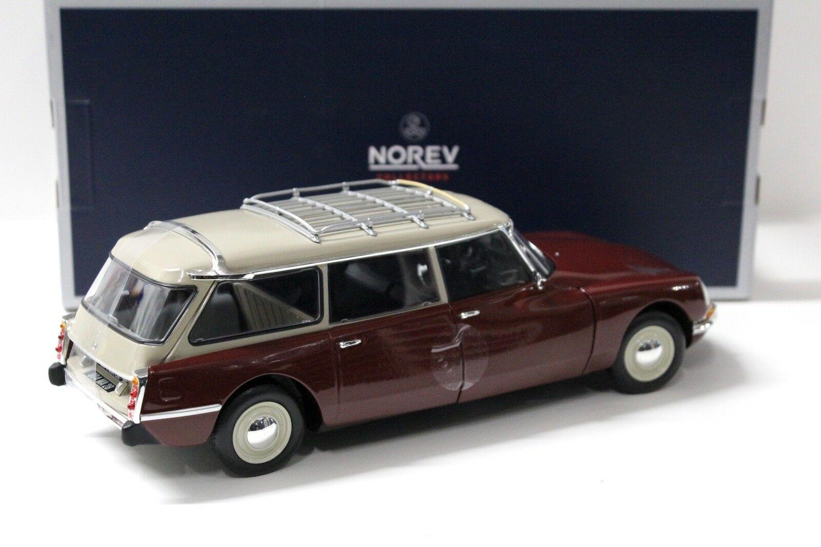 1:18 Norev Citroen ID 21 Break 1970 dark red /beige