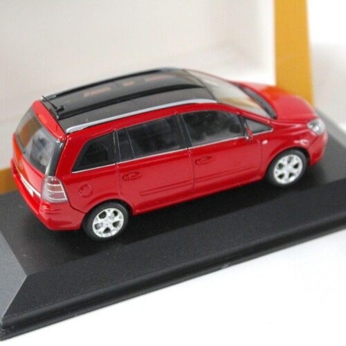 1:43 Minichamps Opel Zafira B red DEALER VERSION