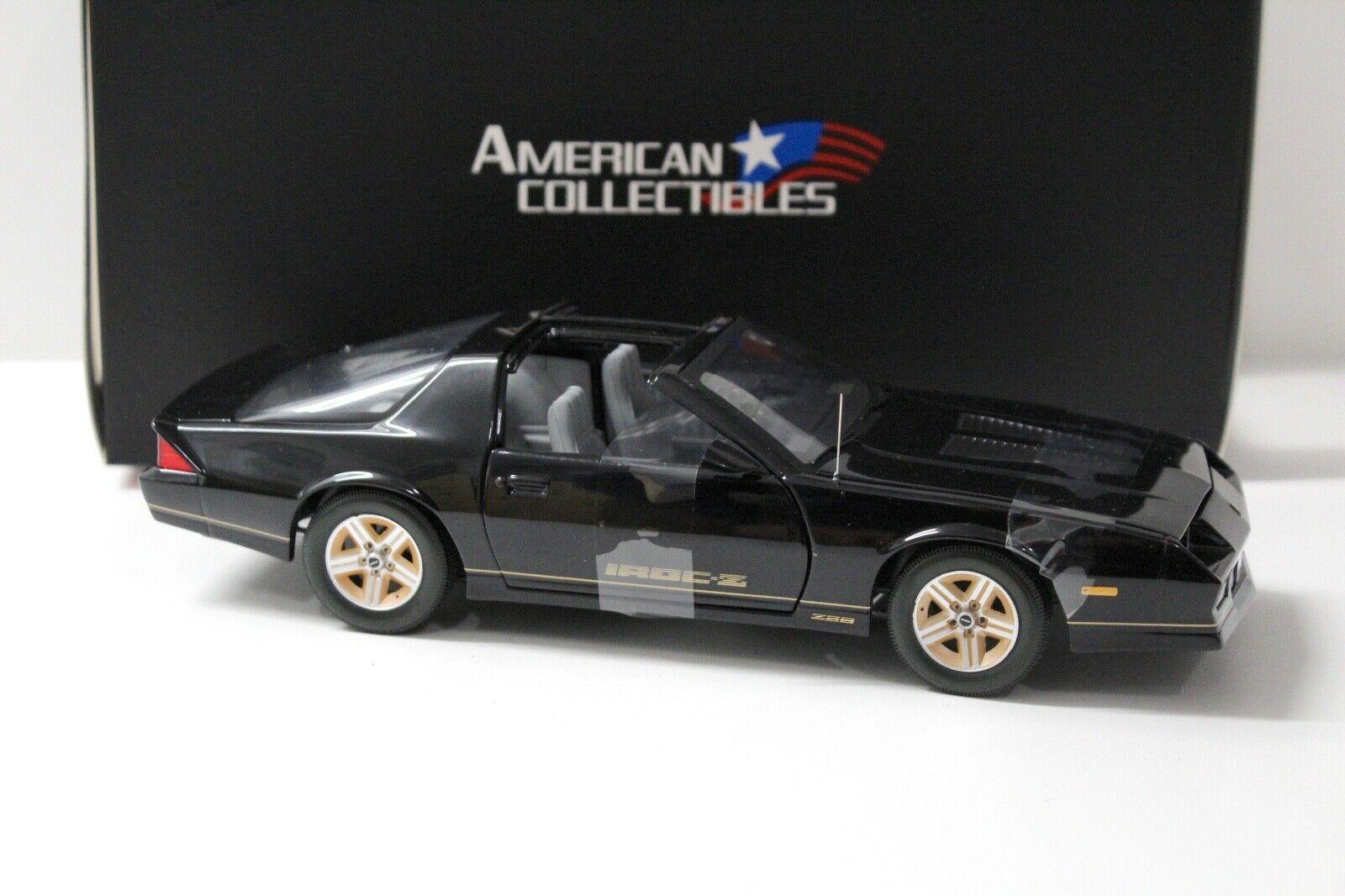 1:18 Sun Star 1985 Chevrolet Camaro IROC-Z black