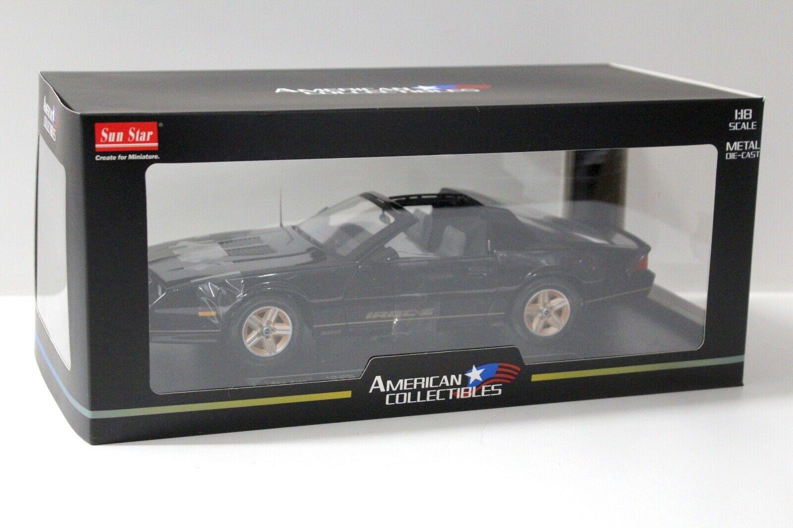 1:18 Sun Star 1985 Chevrolet Camaro IROC-Z black