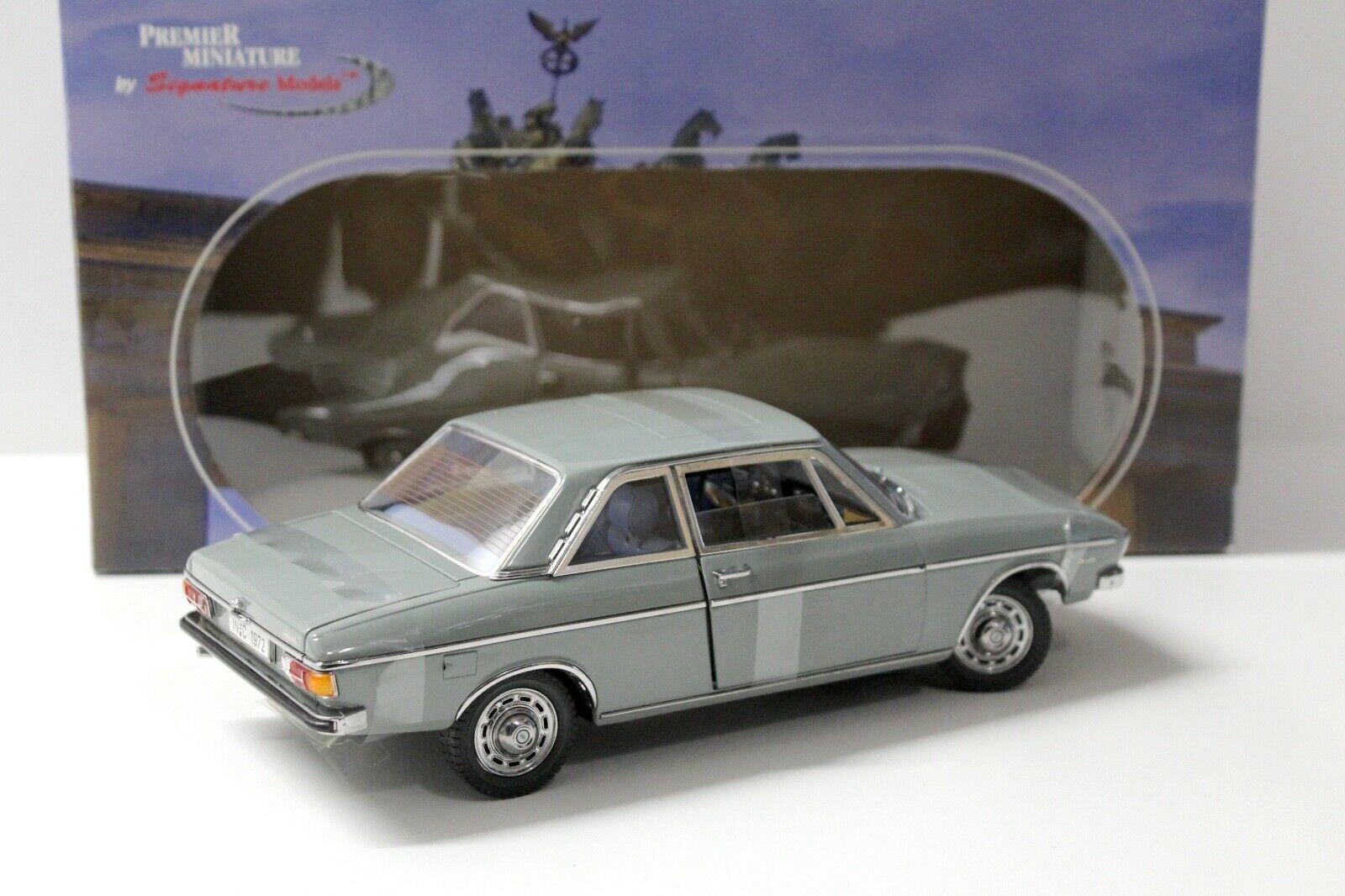1:18 Signature Models Audi 100 LS grey 1972