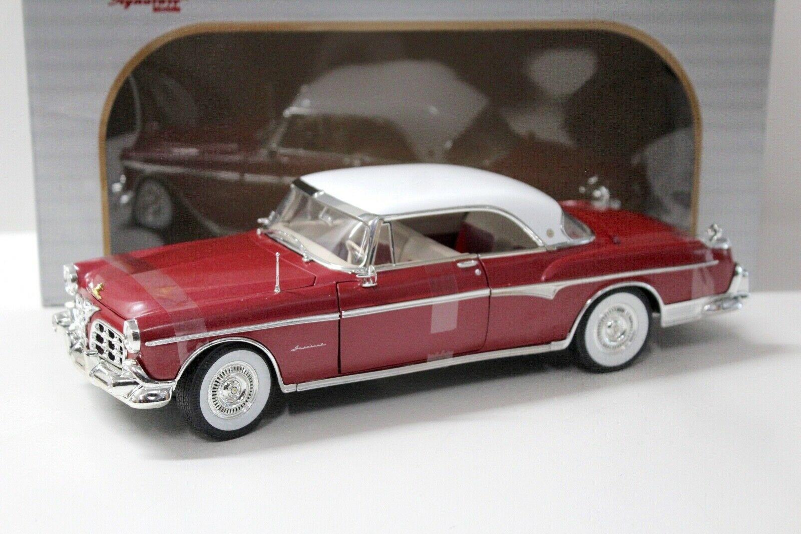 ID 41005 orig 1.jpg 1:18 Signature Models Chrysler Imperial Coupe 1955 red/white