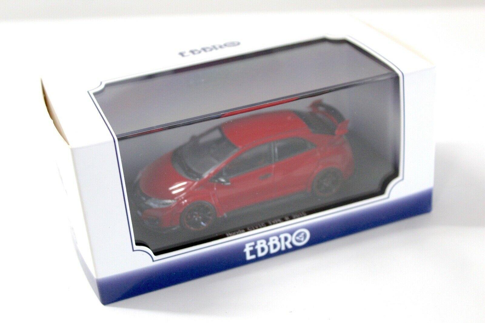 1:43 Ebbro Honda Civic Type R 2015 milano red