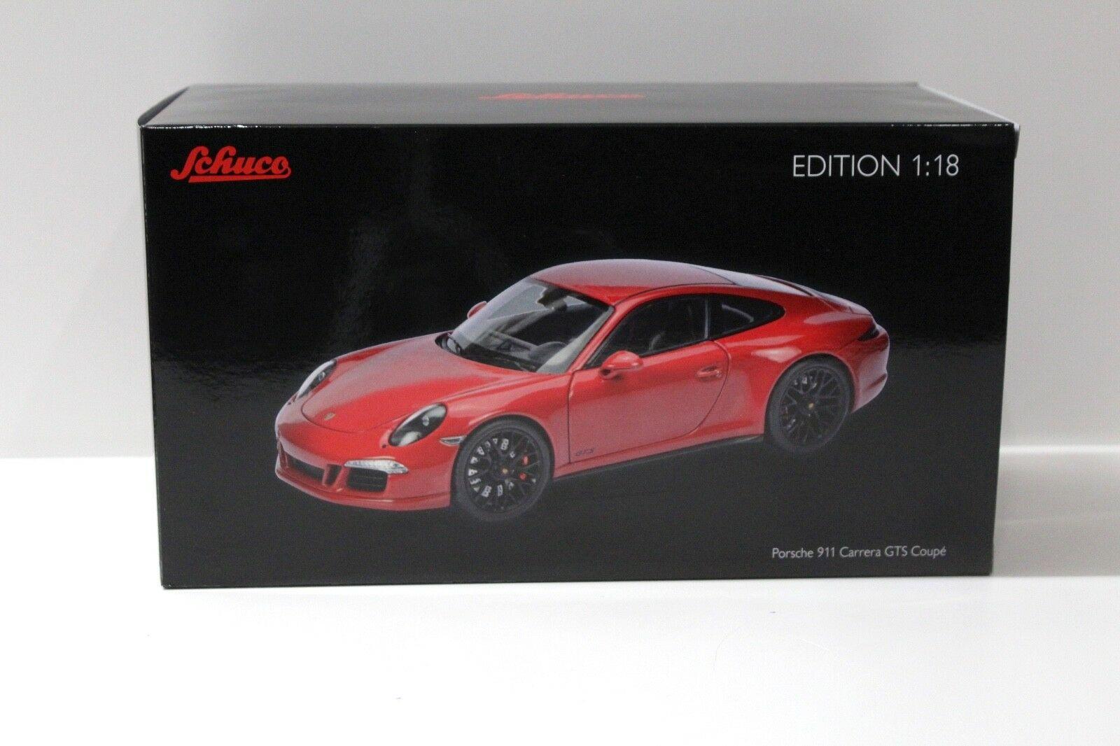 1:18 Schuco Porsche 911 (991) Carrera GTS Karmin red