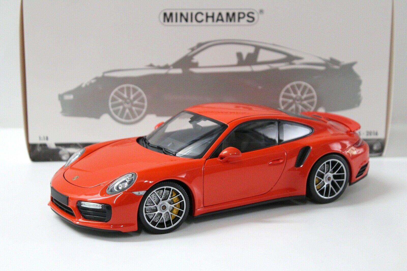 1:18 Minichamps Porsche 911 991.II Turbo S Coupe orange 2016