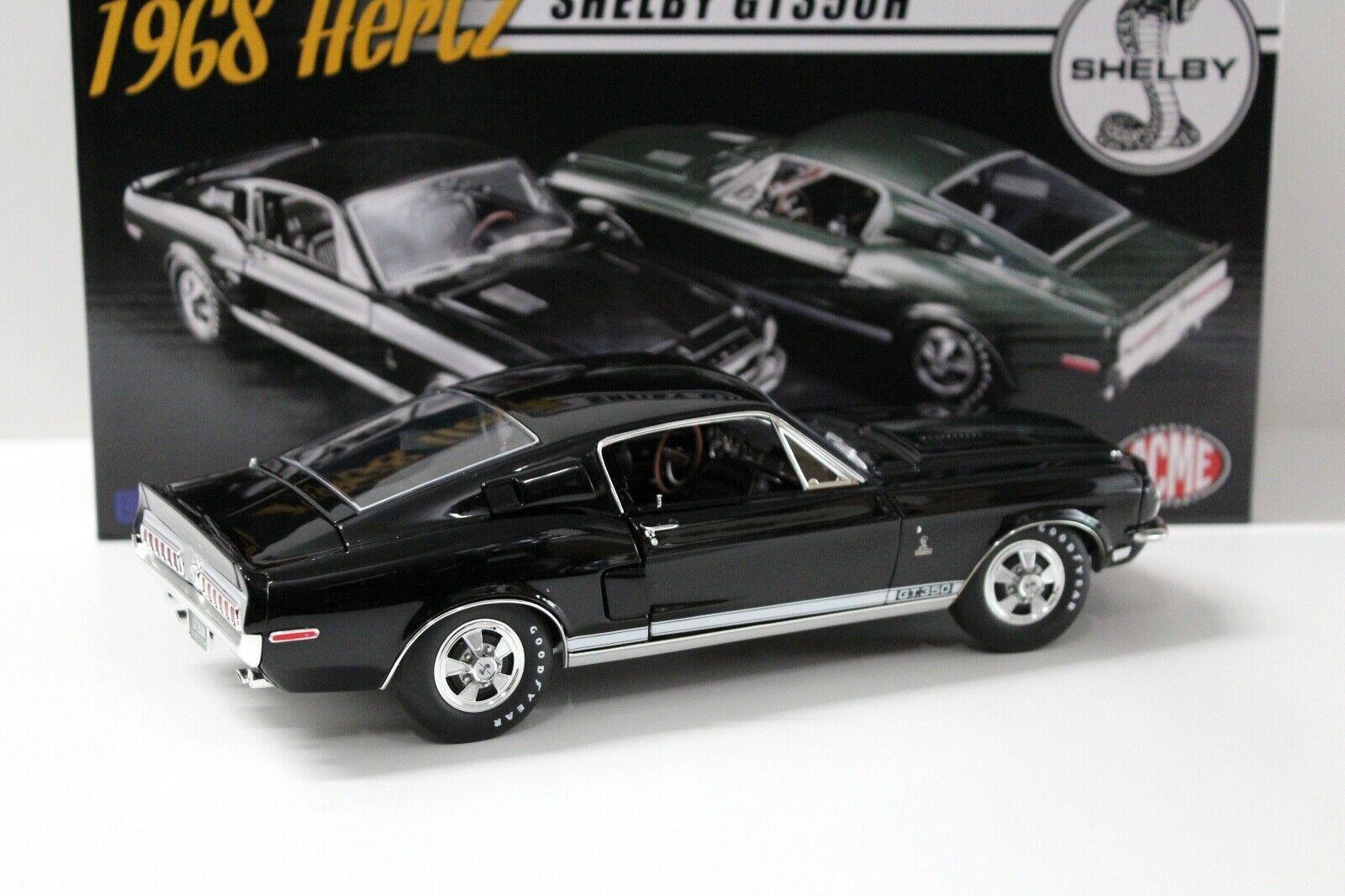 1:18 ACME 1968 HERTZ Shelby GT350H Coupe *RENT A RACER* black