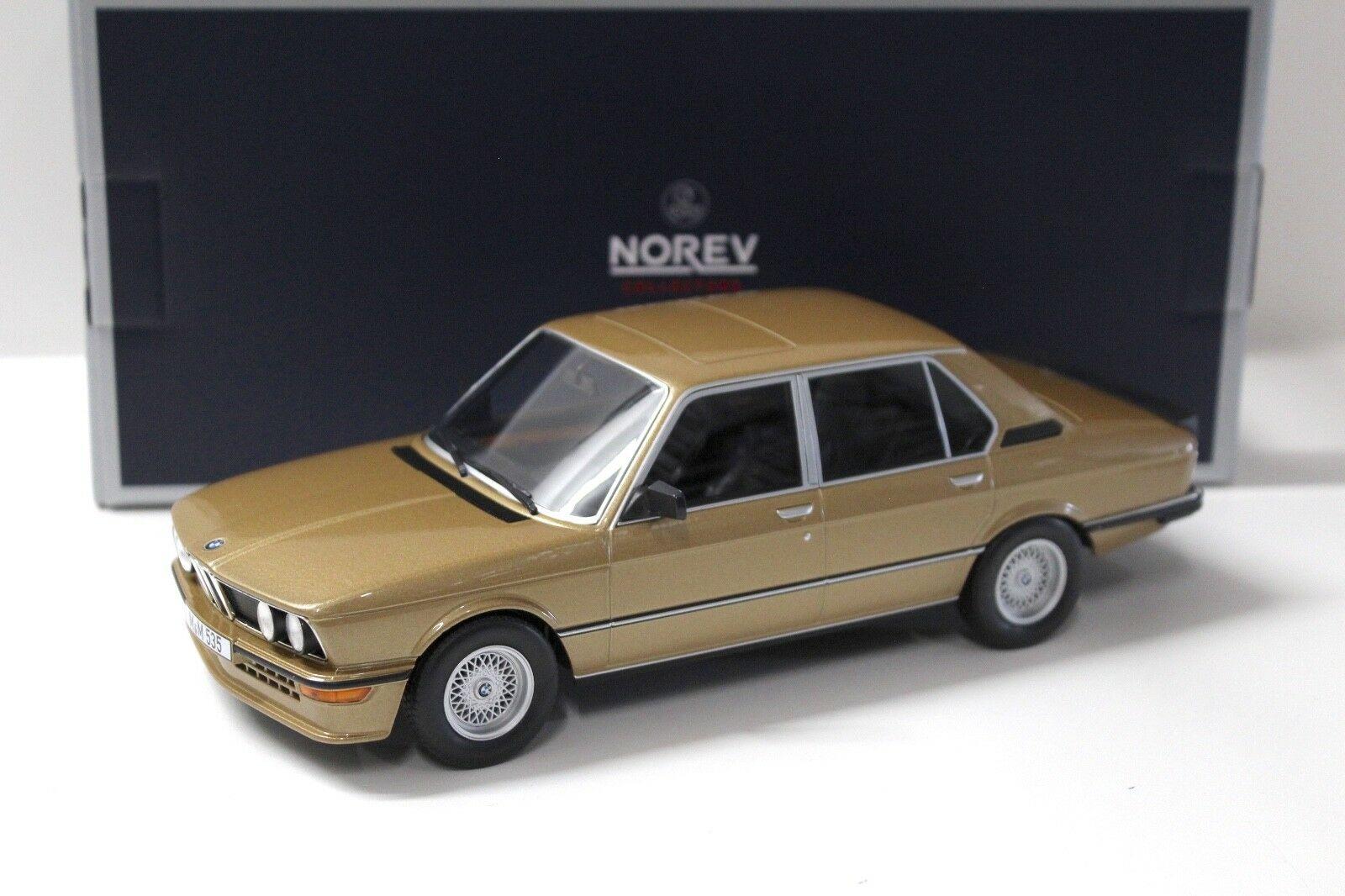 ID 41093 orig.jpg 1:18 Norev BMW 535i Limousine 1980 gold metallic