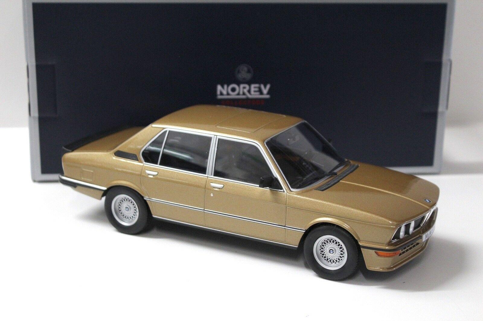 1:18 Norev BMW 535i Limousine 1980 gold metallic