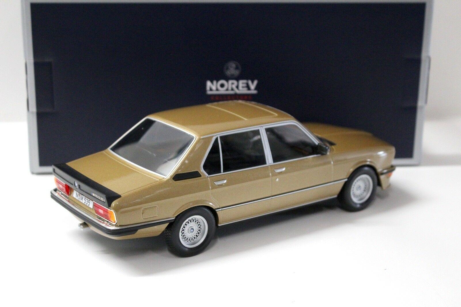 1:18 Norev BMW 535i Limousine 1980 gold metallic