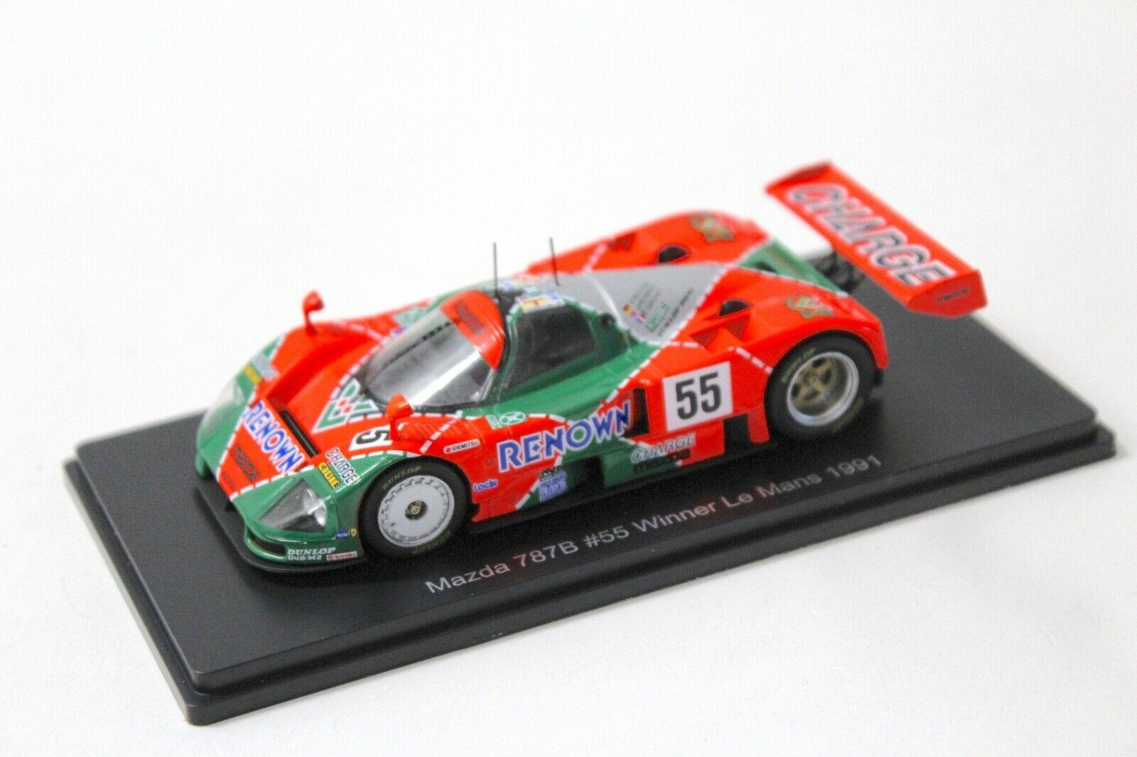 1:43 Spark Mazda 787B Winner Le Mans 1991 #55 Weidler