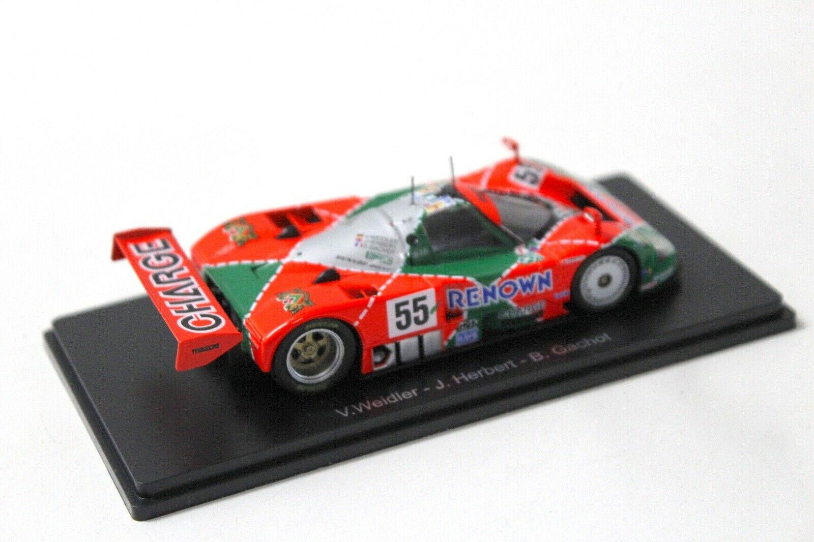 1:43 Spark Mazda 787B Winner Le Mans 1991 #55 Weidler