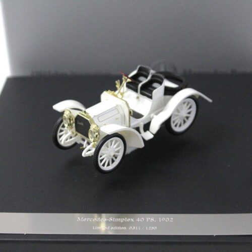 1:43 IXO Mercedes-Simplex 40 PS white 1902 DEALER VERSION