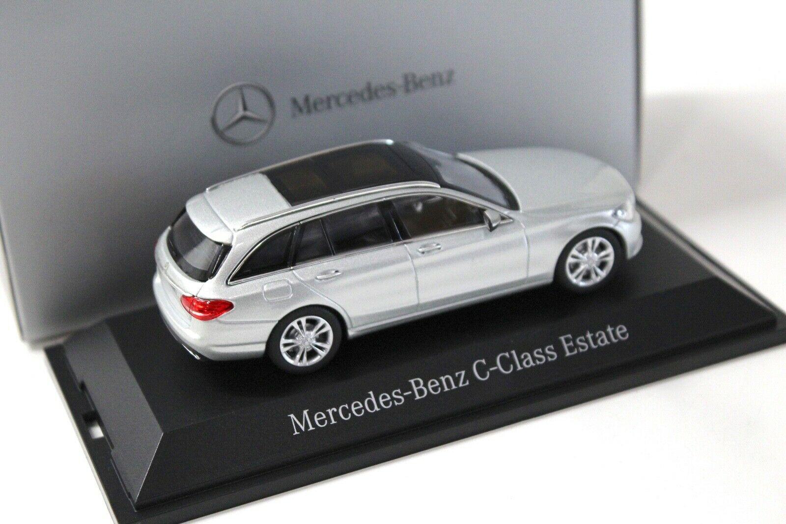 1:43 Norev Mercedes C-Klasse T-Modell Avantgarde silver DEALER VERSION