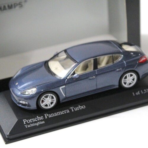 1:43 Minichamps Porsche Panamera Turbo Yachting blue