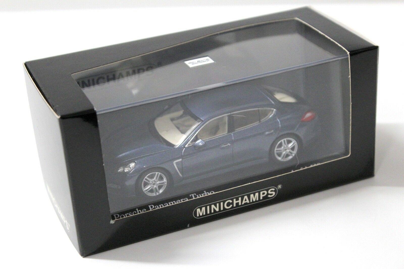 1:43 Minichamps Porsche Panamera Turbo Yachting blue