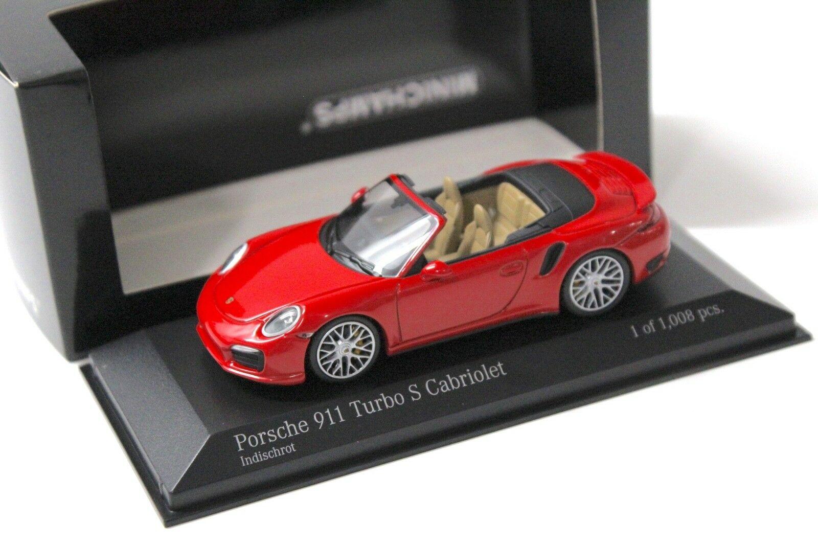 ID 41221 orig.jpg 1:43 Minichamps Porsche 911 (991) Turbo S Cabriolet red