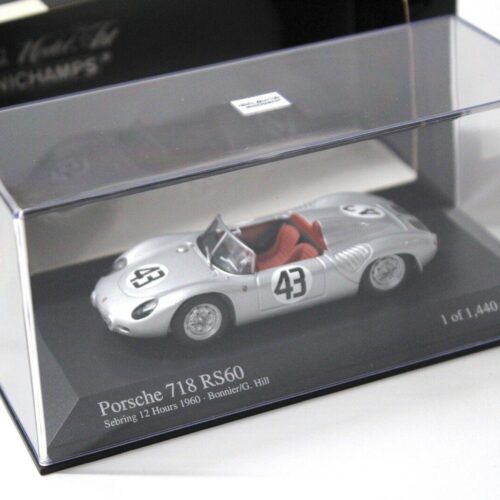 1:43 Minichamps Porsche 718 RS60 Sebring 12 Hours #43