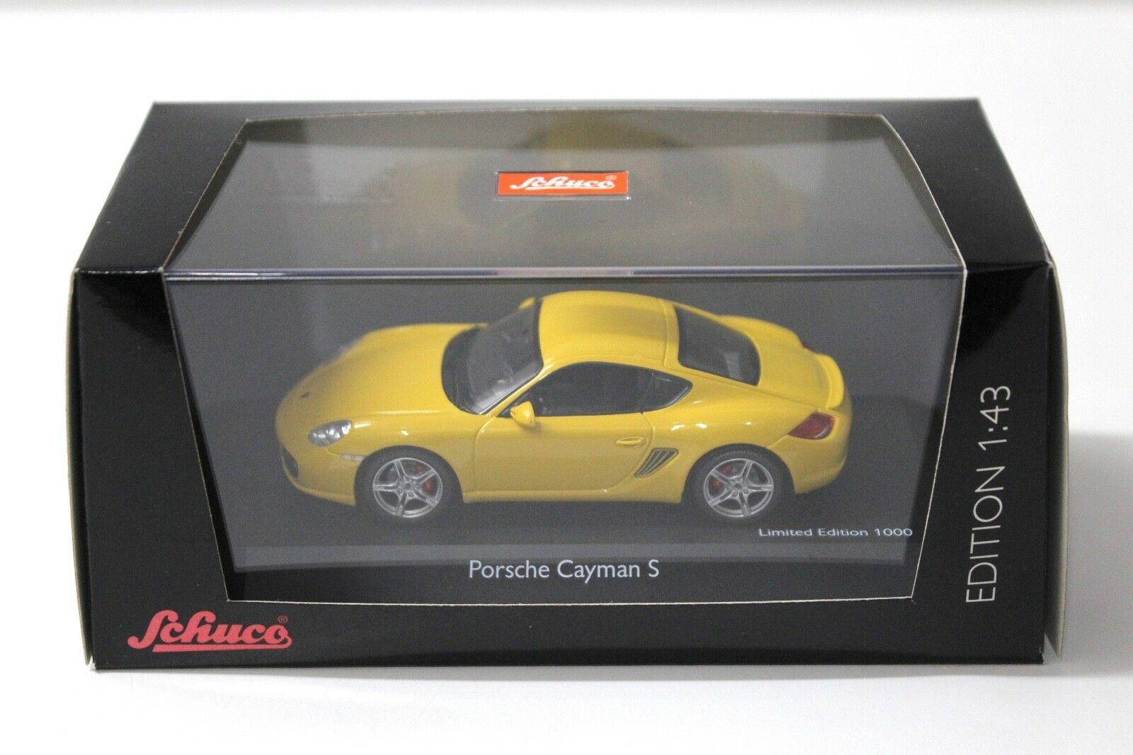 1:43 Schuco Porsche Cayman S yellow
