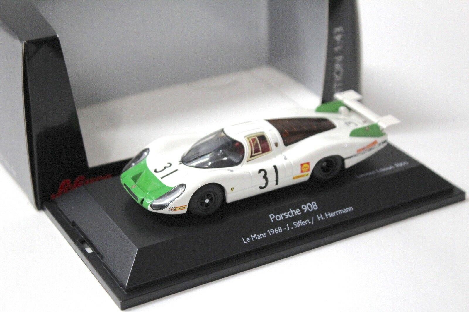 1:43 Schuco Porsche 908 Le Mans 1968 J.Siffert #31