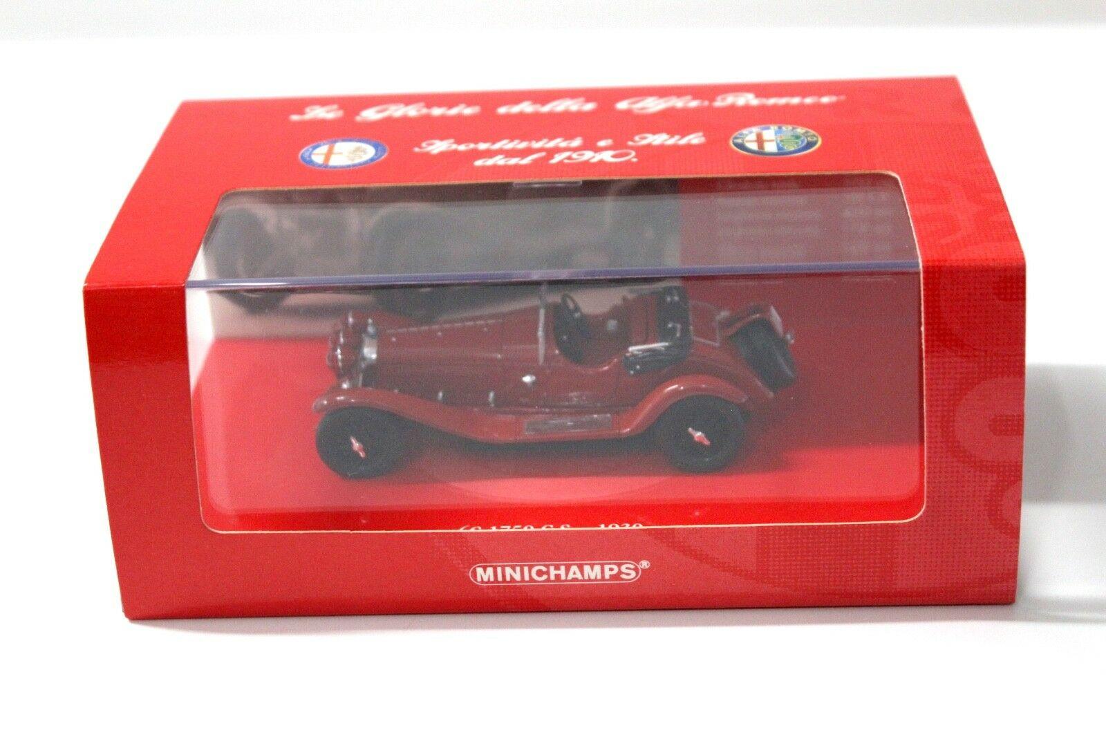 1:43 Minichamps Alfa Romeo 6C 1750 G.S. 1930 red
